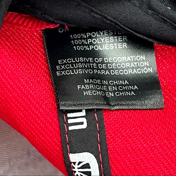 NBA Miami Heat Ultra Game Basketball SnapBack Hat Cap Red Yellow Mens One Size - Picture 11 of 11